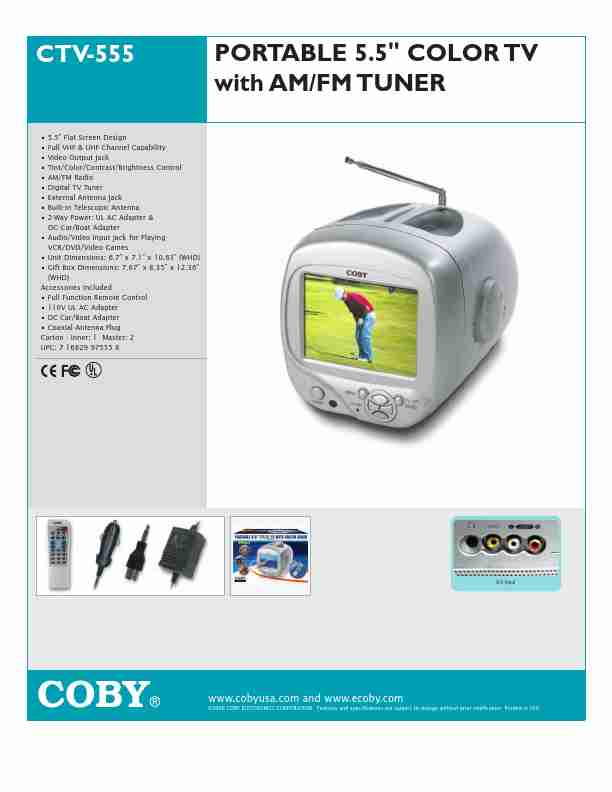 COBY electronic Handheld TV CTV-555-page_pdf